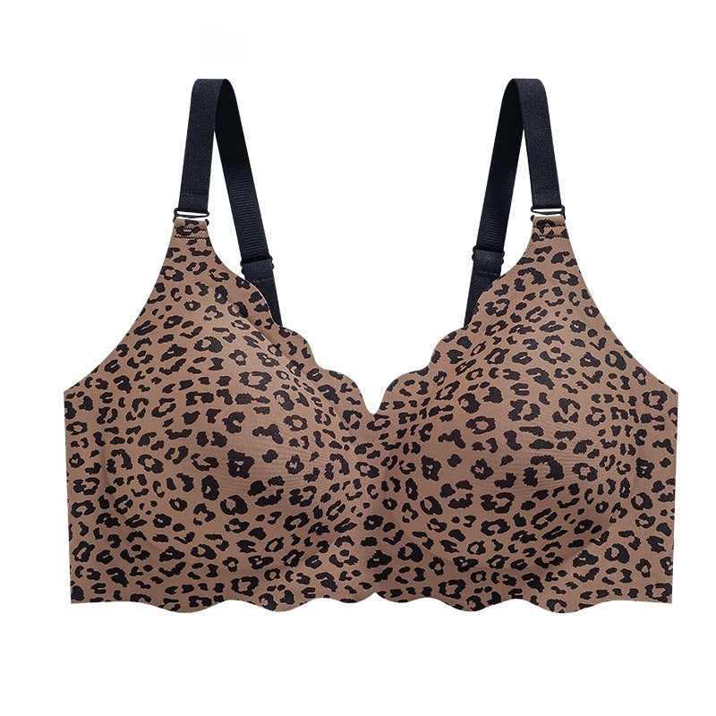 SmoothLift bra in leopard coffee