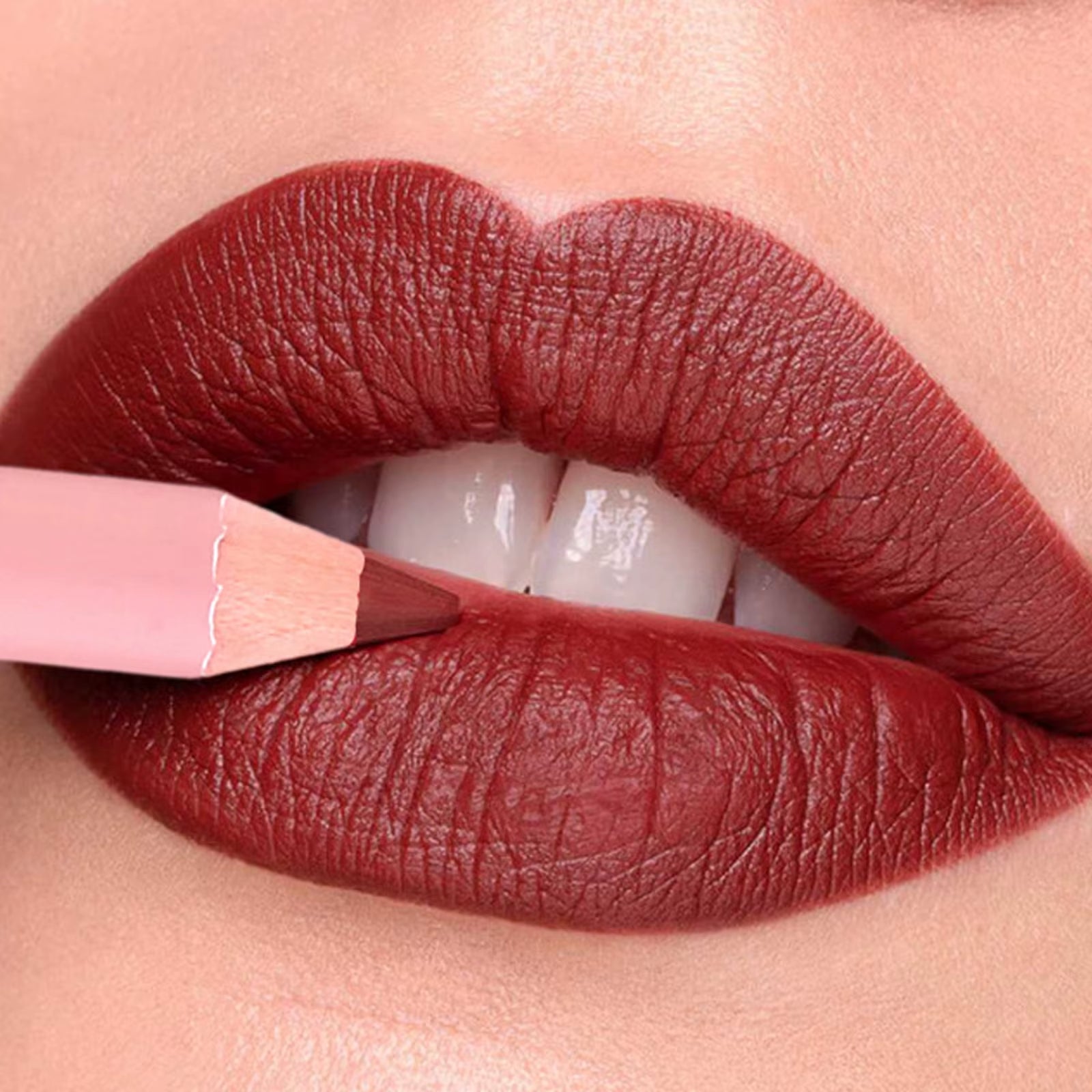 12Color Matte Lipliner Pencil Waterproof Plumping Stain Lipstick Natural Nude Pink Lip Liner Pro Outline the Lips Contour Makeup