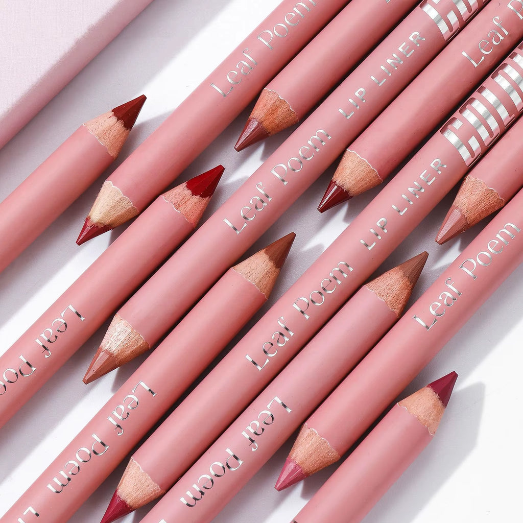 12Color Matte Lipliner Pencil Waterproof Plumping Stain Lipstick Natural Nude Pink Lip Liner Pro Outline the Lips Contour Makeup